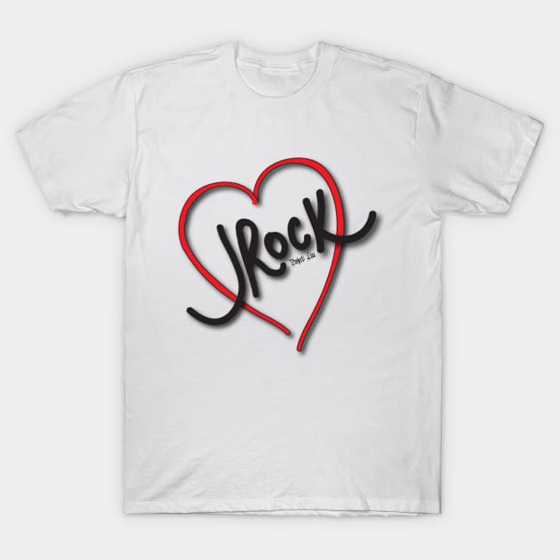 JRock Heart - White T-Shirt by ProjectLixx